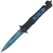 Nóż składany ratowniczy Decor Habitat Third Black/Blue Aluminium, Blue P/S 420 (TH-H0815A)