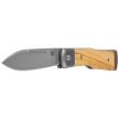Fox Gunstock Pocket Knife Olive Wood/Titanium, Satin M390 (FX-558 OL)