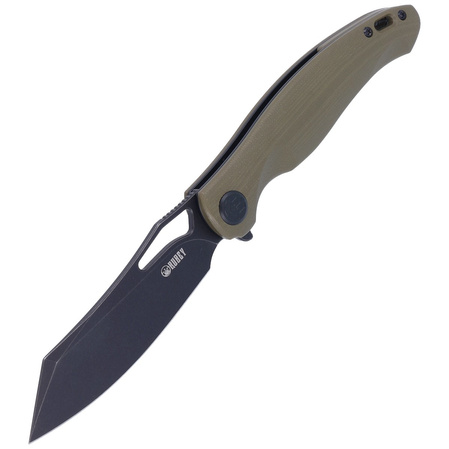 Kubey Drake KU239B Knife OD Green G10, Darkwashed AUS-10 by Maksim Tkachuk
