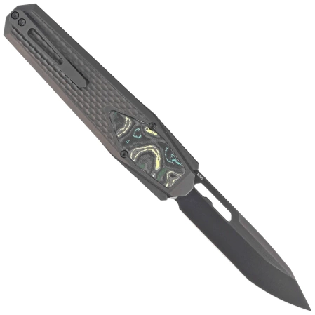 Nóż grawitacyjny Remette Swordfish Black DLC Titanium / Yellow Green Carbon Fiber, Black DLC M390 (ZL101A6)