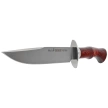 Muela Cherokee-19R Red Pakka Wood Knife, Satin X50CrMoV15