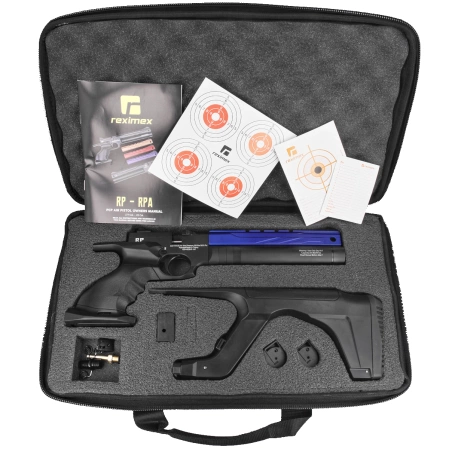 Reximex RP Blue 5.5mm PCP Air Pistol with Regulator