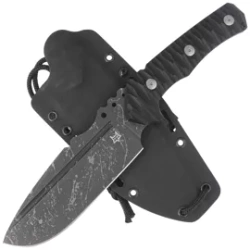 Nóż Fox URO Black G10, Acid Washed Niolox by Wander Tactical (FX-623 BA)