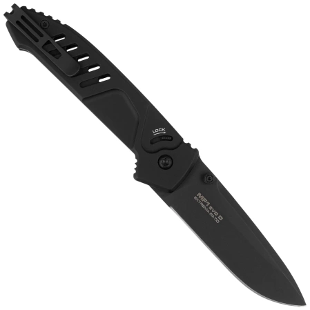 Extrema Ratio MF1 EVO D Knife Tactical Black Aluminum, Black MIL-C N690 (04.1000.0232/BLK/BLK)