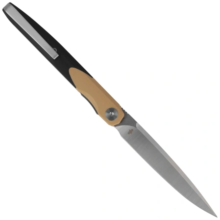 Bestechman Lanza Khaki/Black G10, Satin/Stonewashed 14C28N by Grzegorz Grabarski (BMK14B)