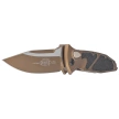 Microtech Socom Elite Auto S/E Knife Cerakote Burnt Bronze Aluminum, Cerakote Burnt Bronze M390 by Tony Marfione (160A-1UB-C19Z7)