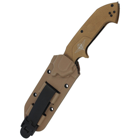 Extrema Ratio Glauca J1 Desert Aluminum Knife, Black MIL-C N690 (04.1000.0165/RVHCS)