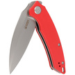 Kubey Knife Leaf Red G10, Bead Blasted AUS-10 by Tiguass (KU333F)