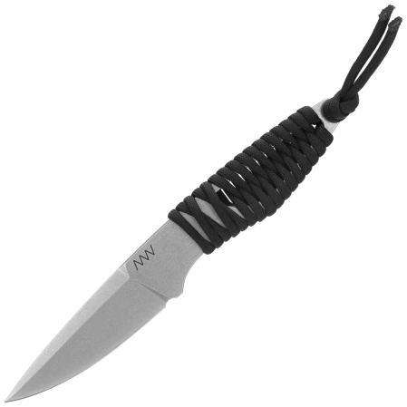 Nóż ANV P100 Black Paracord, Stonewashed Sleipner (ANVP100-002)