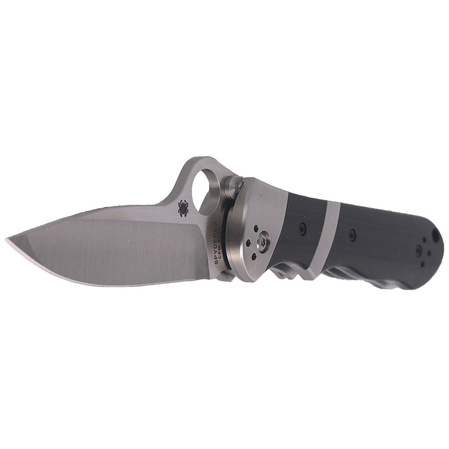 Spyderco Lil' Sub-Hilt G-10 Black Plain Knife (C224GP)