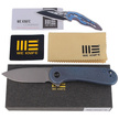 WE Knife Elementum Blue Titanium, Gray Stonewashed CPM-20CV (WE18062X-2)