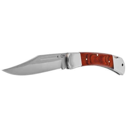 Nóż składany Herbertz CJH Pakka Wood/Steel, Satin 420 (10000334)