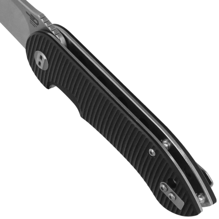 Bestech Torpedo Knife Black G10, Stonewashed / Satin D2 (BG17A-1)