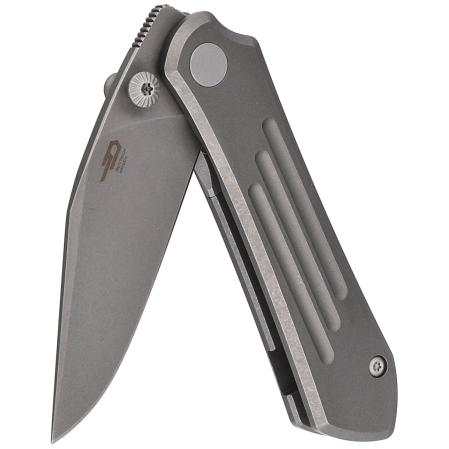Nóż składany Bestech Icarus Dark Stonewashed Titanium, Dark Bead Blasted/Stonewashed M390 by Nick Rogers (BT2302D)