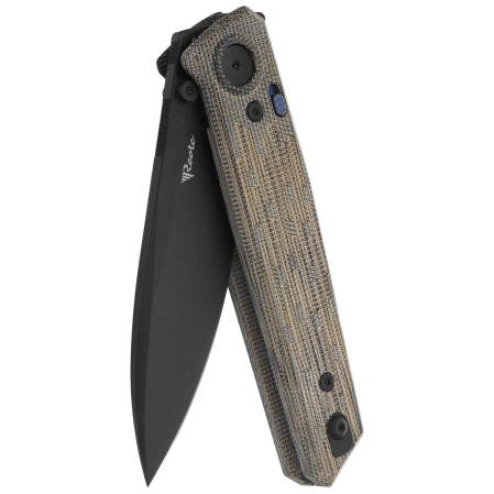 Reate PL-6 Green / Black Micarta, Black PVD Nitro-V (PL-6 GRBKM PVD)