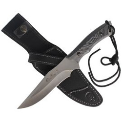 Muela Typhoon-15W Black Micarta, Satin X50CrMoV15 knife