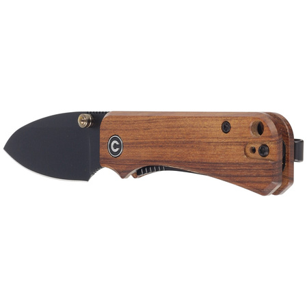 Civivi Baby Banter Cuibourtia Wood, Black Stonewashed Nitro-V by Ben Petersen (C19068SB-2)