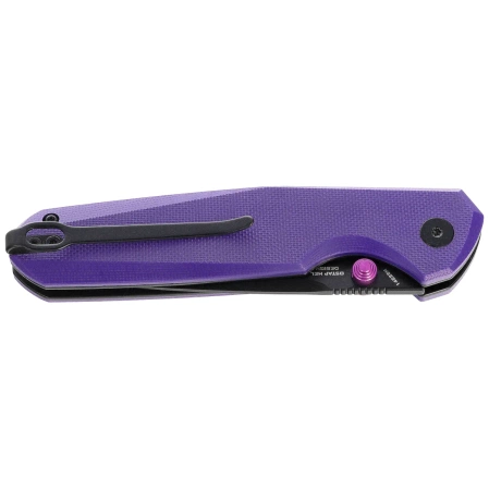 Nóż składany Bestechman Velix Purple G10, Black PVD 14C28N by Ostap Hel (BMK07F)