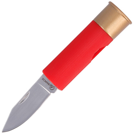 Nóż składany Martinez Albainox Cartridge Cal. 12 Red ABS, Satin 3Cr13Mov (18496)