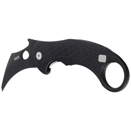 Nóż składany LionSteel L.E.One Karambit Black Aluminium, Chemical Black MagnaCut by Emerson Design (LE1 A BB)