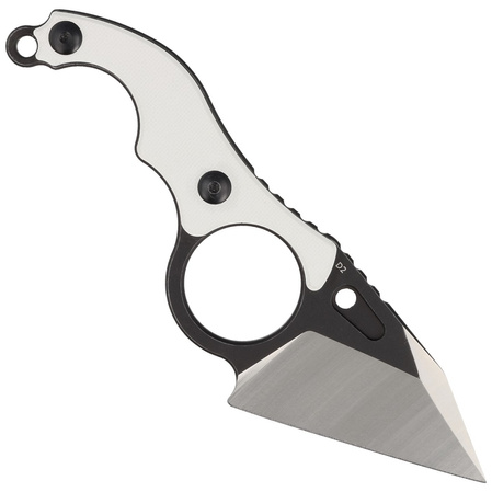 Nóż Kubey Hippocam Ivory G10, Two Tone D2 (KU166C)