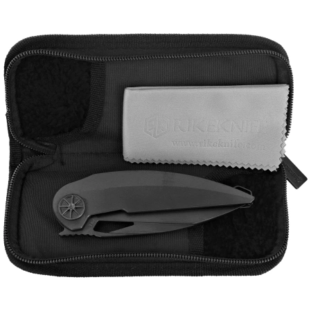 Nóż składany Rike Knife Tissot 2 Black DLC Titanium, Black DLC M390 (RK-Tissot 2-B)