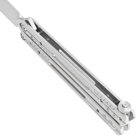 Nóż motylkowy Third Decor Habitat Balisong Satin Stainless Steel, Satin 420 (K2920B)