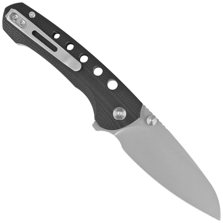 Nóż składany Remette RT-BEE-G w/Titanium Toothpick Black G10, Ceramic Sandblasting 14C28N