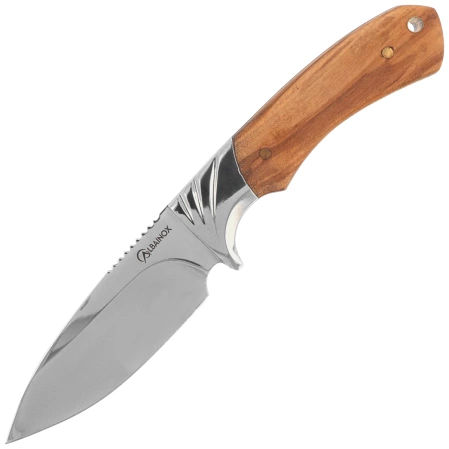 Nóż myśliwski Martinez Albainox Hunting Olive Wood, Mirror 3Cr13MoV (32360)