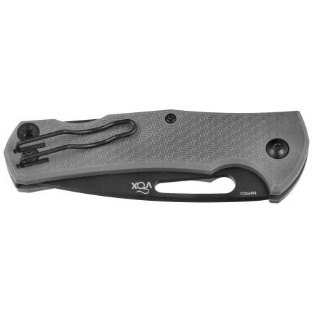 MKM Lov Wolf Knife Gray FRN, Black Top Shield N690 by Jesper Voxnæs (MK LV-PGY)