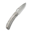 Nóż składany WeKnife Inmate Gray Titanium, Stonewashed CPM 20CV by Jerad Neeve (WE23096B-1)