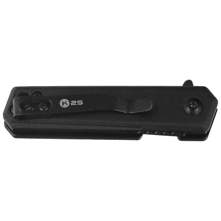 K25 RK-18743 Pendant Neck Knife Black Aluminum, Titanium/Satin 7Cr17Mov