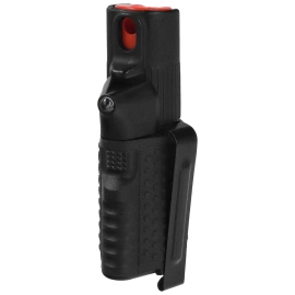 ESP Hurricane Flashlight Clip Pepper Spray, Black/Black 15 ml - Jet