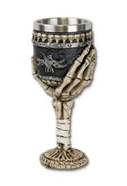 Kielich Tole 10 Imperial Skeleton Black/Silver Resin (39037)