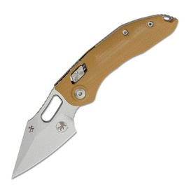 Nóż składany Microtech Stitch Ram-Lok S/E Tan Fluted G10, Apocalyptic M390MK by Borka Blades and Tony Marfione (169RL-10APFLGTTA)