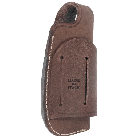 LionSteel Vertical/Horizontal Brown Leather Knife Pouch (900FDV4 BR)