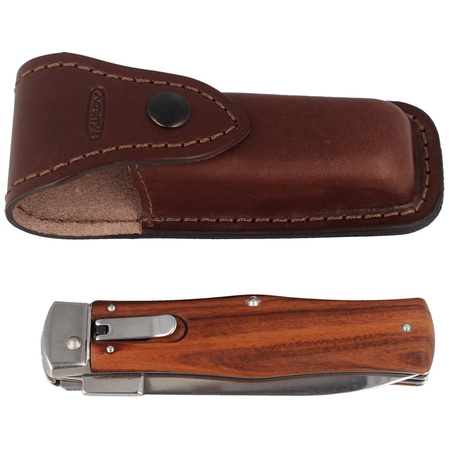 Mikov Predator Classic Palisander Wood Automatic Knife (241-ND-2/KP)