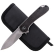 CIVIVI Knife Elementum Flipper Twill Carbon Fiber / Black G10, Damascus (C907DS)