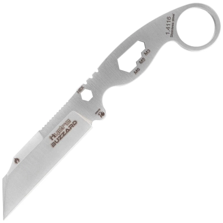 Nóż na szyję Hydra Knives Buzzard White Hawk, Satin 1.4116 (01SBL)