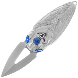 Rike Knife RK Cicada-P Grey Titanium, Bead Blasted M390