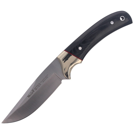 Muela Full Tang Knife Black Micarta, Satin 1.4116 (SETTER-11M)