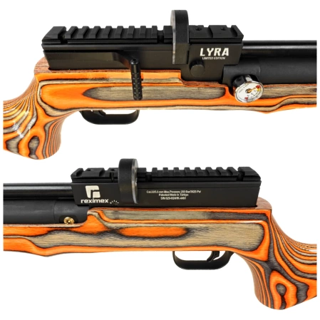 Wiatrówka PCP Reximex Lyra Orange Laminated 4.5 mm