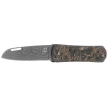 Scyzoryk Fox Vulpis 130 LE No 115/250 Dark Matter Fat Carbon, Super Clean Damascus by Balbach Damast (FX-VPDAM130 DMGO)