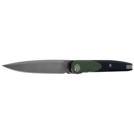 Bestechman Lanza OD Green/Black G10, Satin/Stonewashed 14C28N by Grzegorz Grabarski (BMK14C)