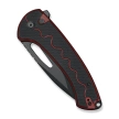 Sencut Squiggy Knife Burgundy / Black G10, Black 9Cr18MoV (S24082A-3)