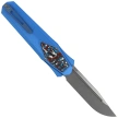 Nóż grawitacyjny Remette RT-Swordfish CP Blue Aluminum/Fat Carbon, Stonewashed 14C28N (ZL103C3)