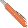 Scyzoryk Fox Vulpis Grenade Pattern Orange Aluminium, Polished N690Co (FX-VPGP130 OR)