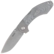MKM Hero Knife Denim Canvas Micarta, Stonewashed M390 by Tommaso Rumici (MK HR-DCT)