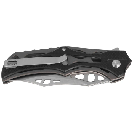 Civivi Biophase Knife Gray Aluminum/Black G10, Satin Nitro-V (C23083C-3)