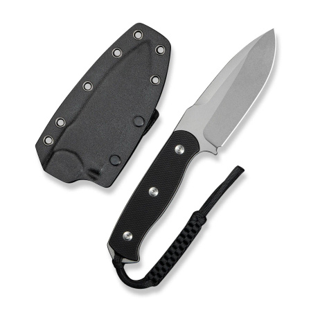 Nóż Sencut Toxodon Black G10, Stonewashed 9Cr18MoV (S24036-1)